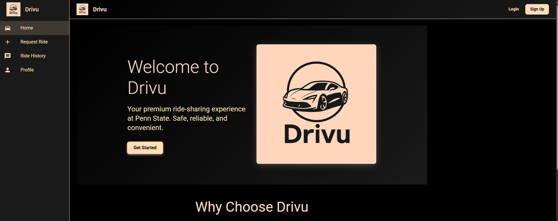 Ride Share PSU Project